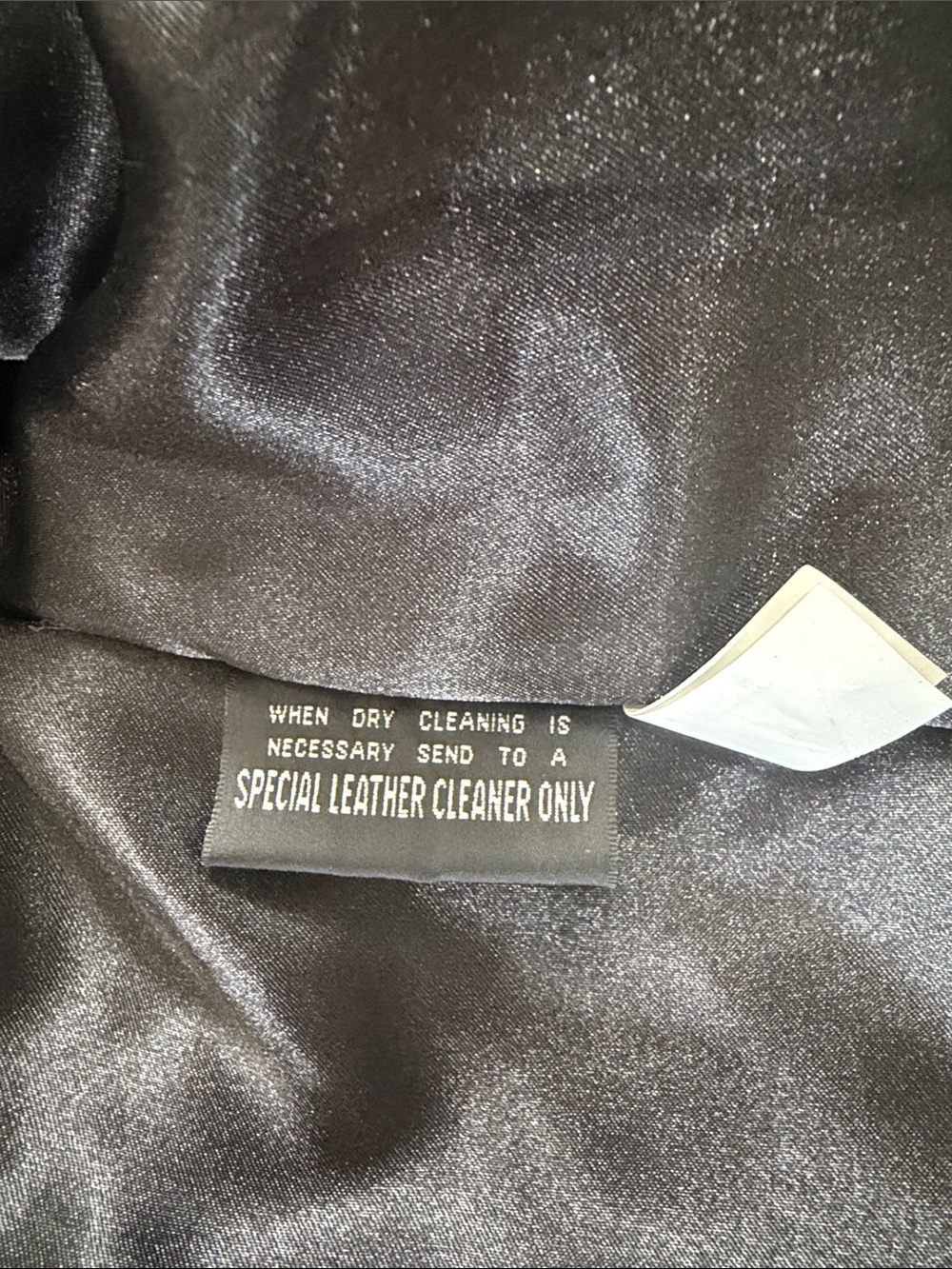 Wilson’s Leather Vintage Suede-Look Shearling Fur Trim Jacket Black Size Small - Picture 8 of 9